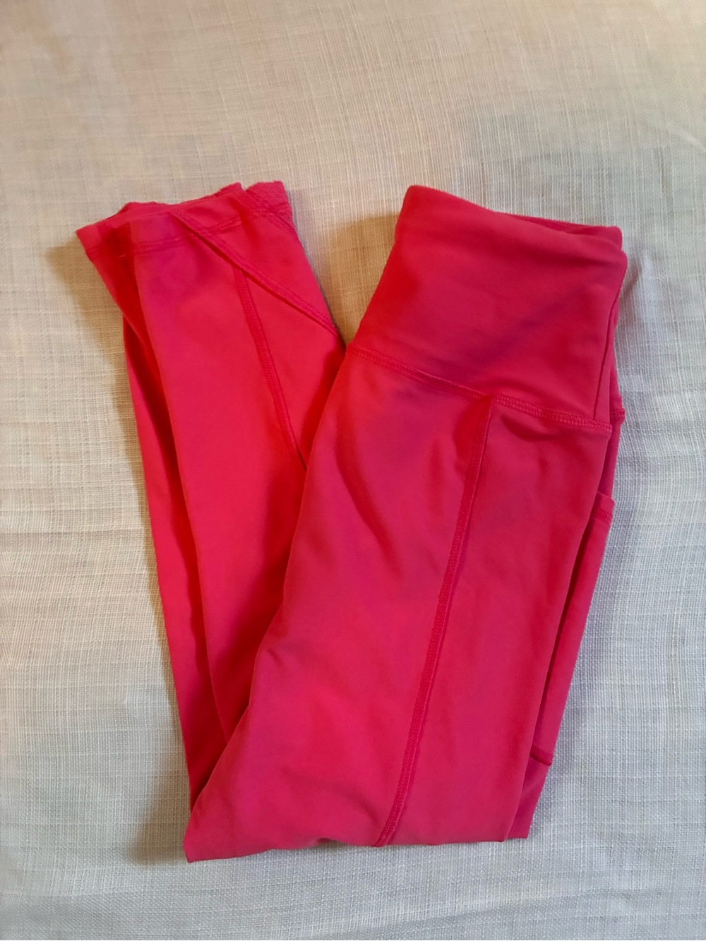 Gottex High-Waist Performance Leggings in Hot Pink